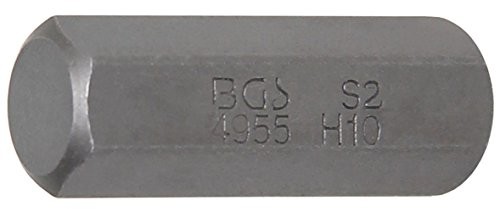 BGS Wewnętrzny 6-kątowy bit, 30 X 10 X 10 MM, 1 sztuka, 4955
