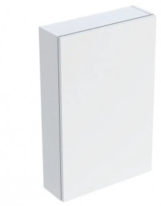 GEBERIT GEBERIT 502.318.01.1 Górna szafka iCon prostokątna z jednymi drzwiami 45 cm x 70 cm x 15 cm Biały Lakierowany na wysoki połysk
