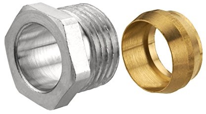 Cornat połączenie śrubowe pierścienia zaciskowego, zawór do z gwintem zewnętrznym, 1/2