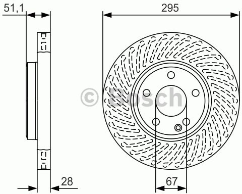 BOSCH Tarcza hamulcowa 0 986 479 A58