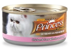 Princess Premium Kurczak Tuńczyk Krewetki 170g