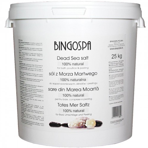 BingoSpa 100% naturalna sól z Morza Martwego 25 kg