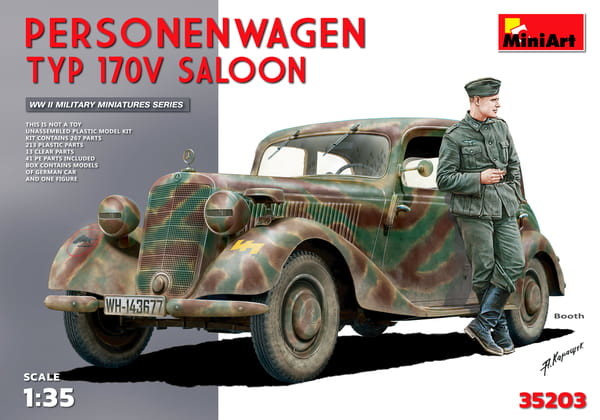 MiniArt MINIART  Personenwagen Typ 170V Saloon 35203