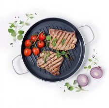 GreenPan Patelnia diamentowa grillowa okrągła 28 cm grafit ODBIERZ RABAT 5% NA PIERWSZE ZAKUPY CC000683-001