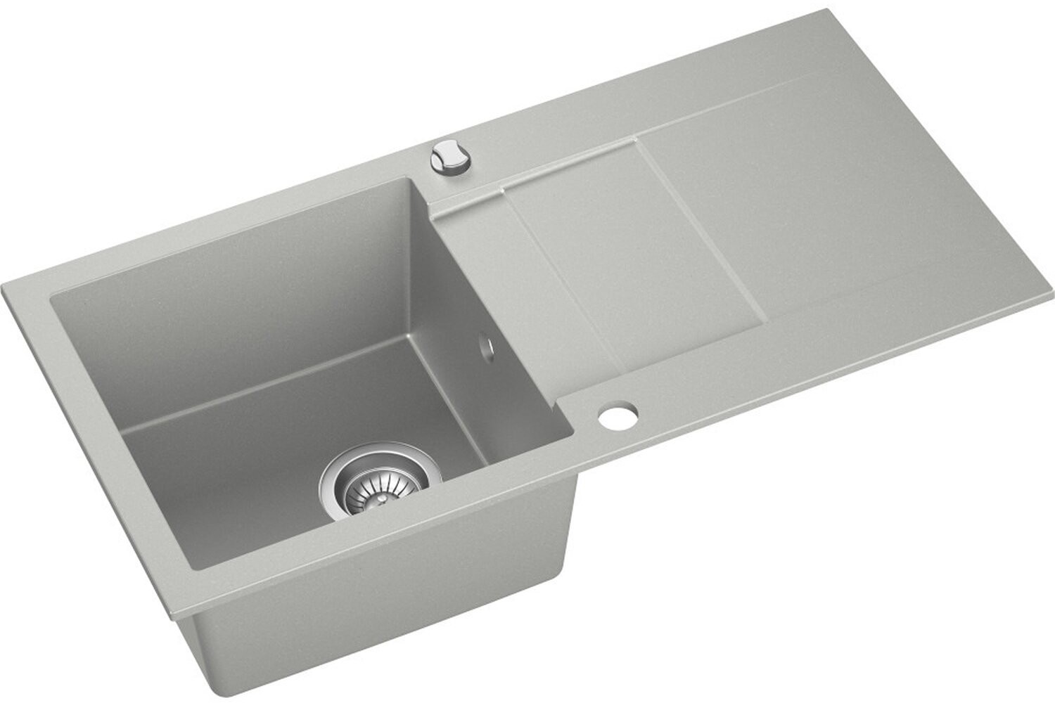 AXIS GROUP Zlew Cascada 40 1-komorowy szary