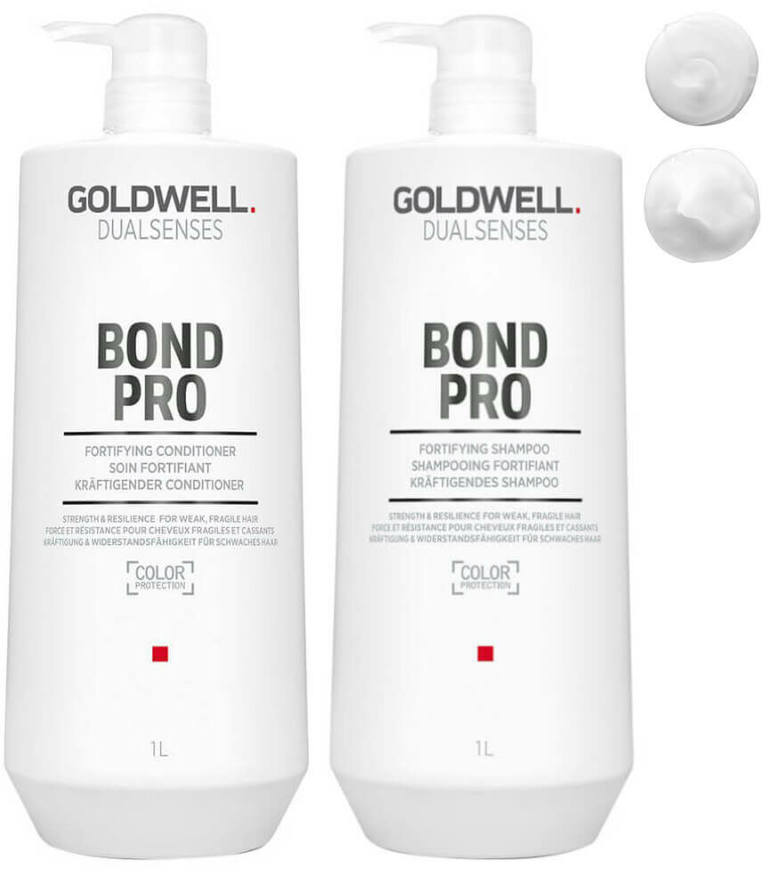 Goldwell Dualsenses Bond Pro, zestaw wzmacniający szampon + odżywka do włosów 1000ml 47/zestaw