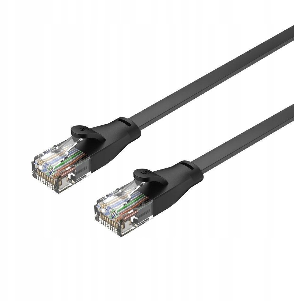 Unitek Przewód Ethernet Patchcord CAT.6 PŁASKI,15M