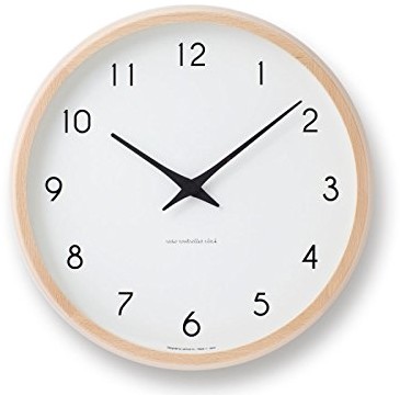Lemnos PC10 24 W NT Campagne Clock, zegar ścienny, drewno, naturalny, 40 x 40 cm PC10-24W NT