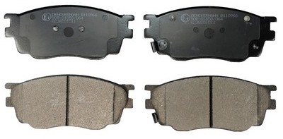 DENCKERMANN Zestaw klocków hamulcowych, hamulce tarczowe B110966