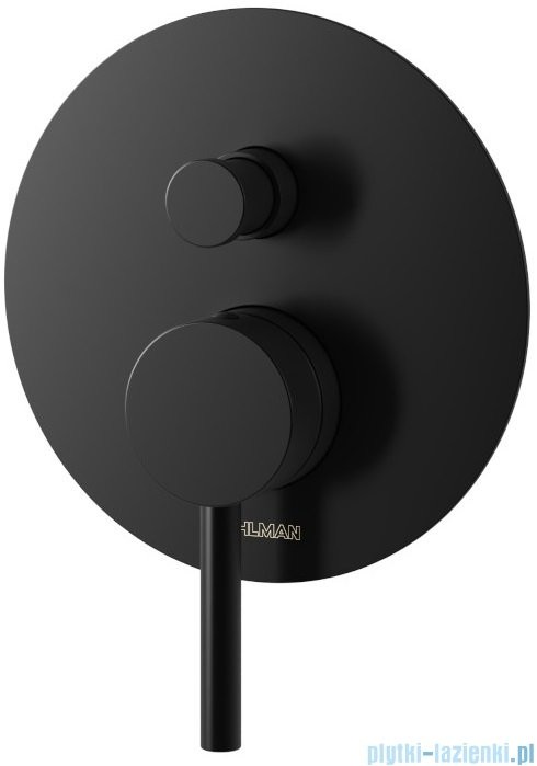 KOHLMAN Axel Black bateria podtynkowa wannowo-prysznicowa z dwoma wyjściami czarny mat QW210AB |