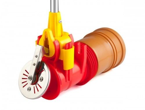 Karmat Uniwersalna Zasuwa Burzowa 160 do studni z tworzyw sztucznych (z wyjmowaną klapą) - typ 0 UZBKW160