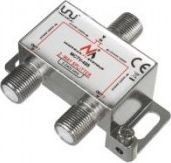 Maclean Rozgałęźnik satelitarny MCTV-495 splitter podwójny 2 wyjścia 1/2 Unicable 5-2400MHz MCTV-495