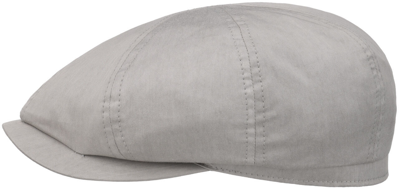 Płaski Kaszkiet Hatteras Sustainable by Stetson, jasnoszary, 58 cm