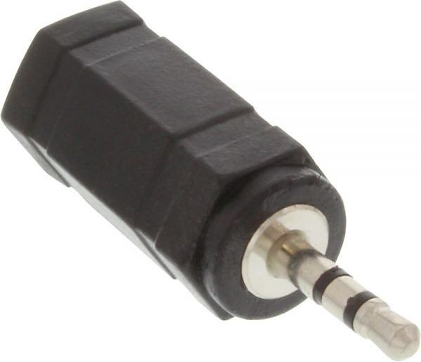 InLine Adapter AV 2.5mm na 3.5mm Jack Czarny 99308B 99308B