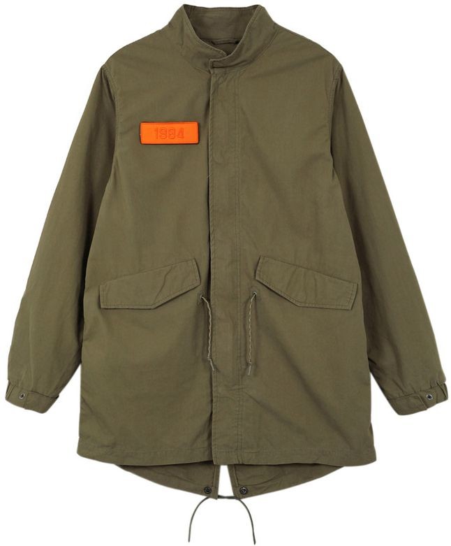 HUF kurtka męska FEELS GOOD FISHTAIL PARKA JACKET Olive Drab