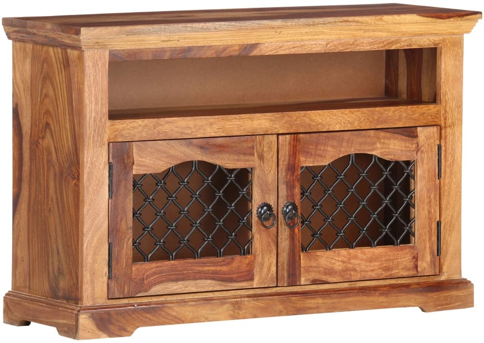 vidaXL Szafka pod TV, 90x30x60 cm, lite drewno sheesham