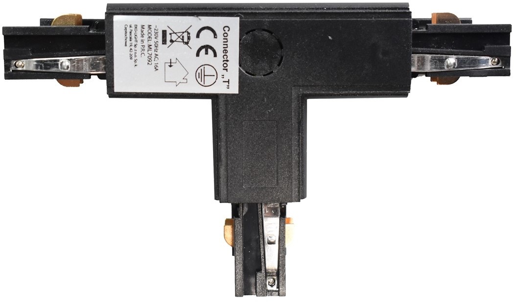 ECO-LIGHT Łącznik Lampy Track Light Black 3 Circuit Typ T DR ML7092