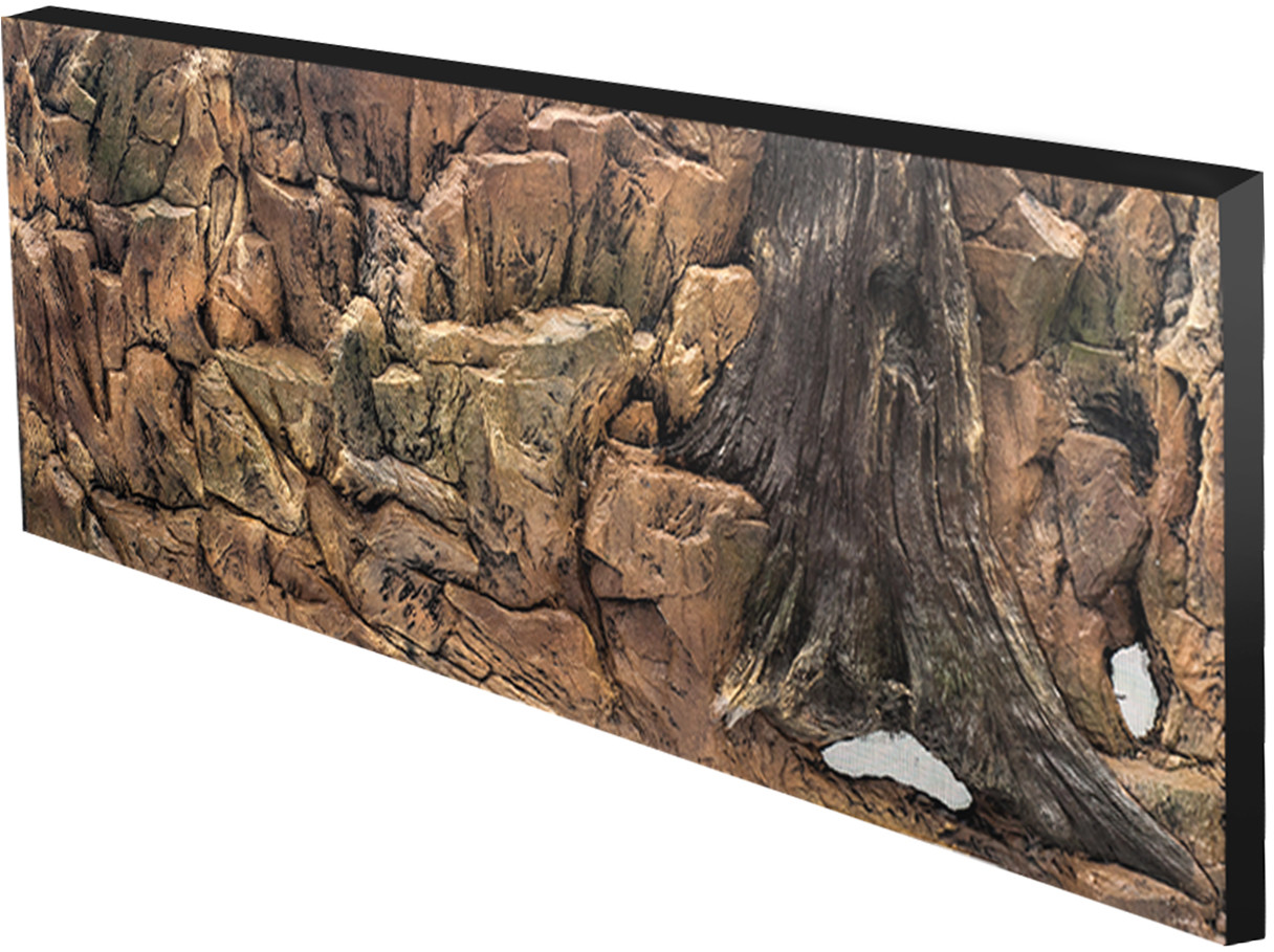 Tło Strukturalne 3D do akwarium standard 100x50cm