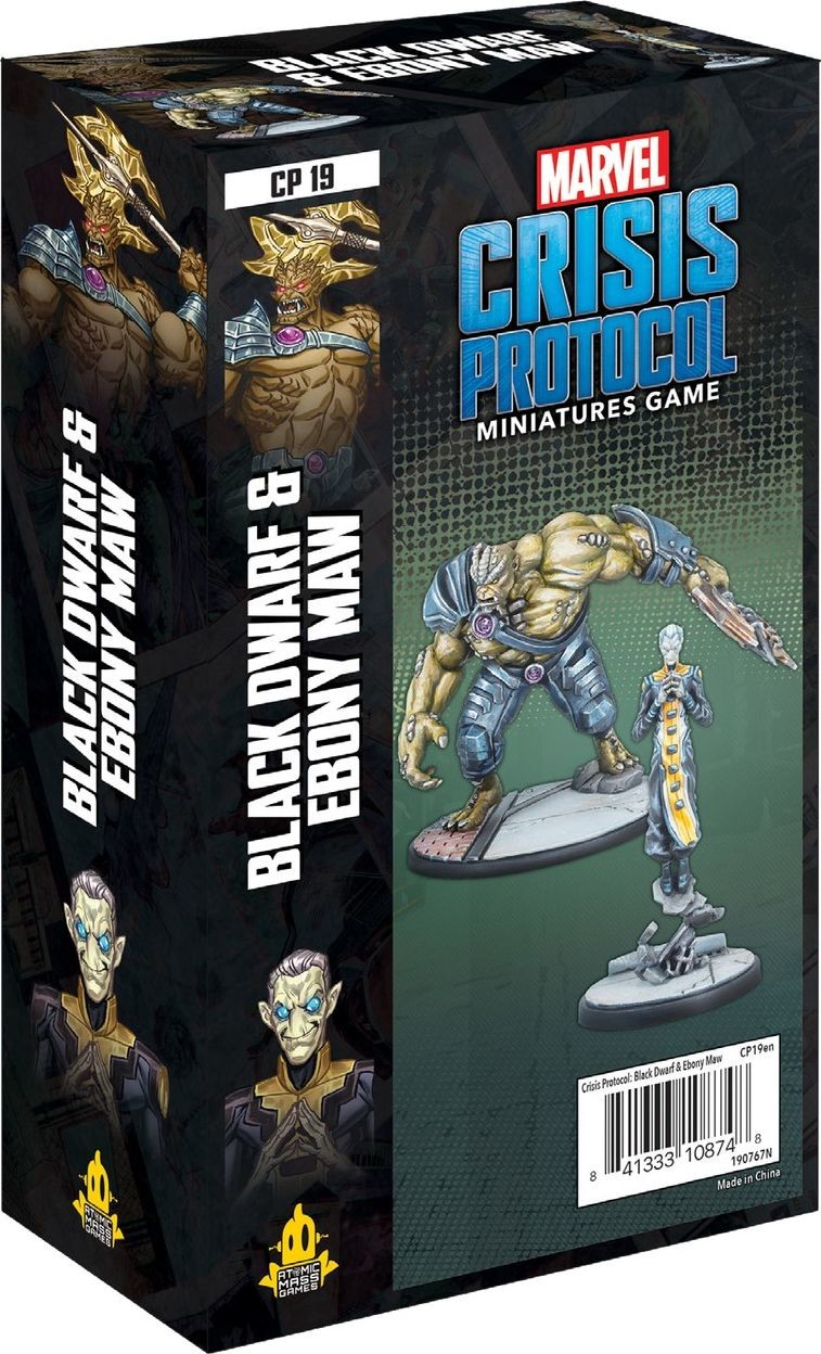 Atomic Mass Games Marvel Crisis Protocol Black Dwarf & Ebony Maw 112823