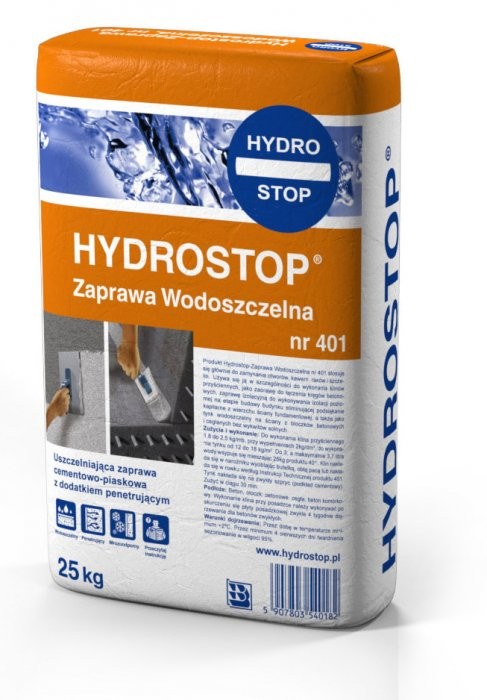 Hydrostop Zaprawa wodoszczelna prod nr 401