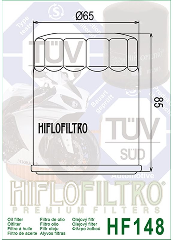 Hiflo Hiflo Filtro HF 148 HF148