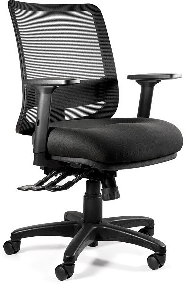 Unique Meble Fotel ergonomiczny biurowy obrotowy SAGA PLUS M czarny