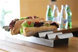 Hendi Stalowy Stojak ekspozycyjny na kanapki 429419