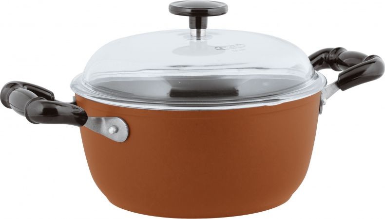 Sambonet kuchenka Vintage 2,5 litra aluminium czarny/czerwony twm_827220