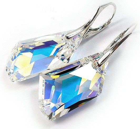 Swarovski OKAZJA 24MM KOLCZYKI DŁUGIE SREBRO