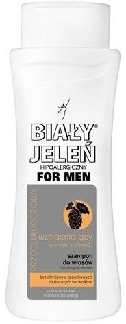Biały Jeleń Biały Jeleń For Men hipoalergiczny przeciwłupieżowy szampon do włosów z ekstraktem z chmielu 300ml 63133-uniw