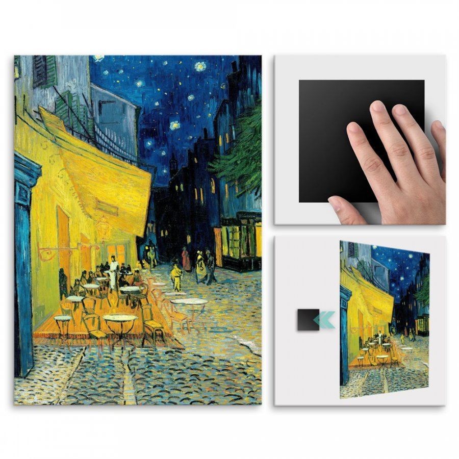 Pix4home Plakat metalowy Vincent van GoghTerrace of a café at night M POS-M-02128