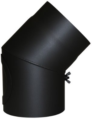 Valliant Kamino-FLAM 331754 45 ° Senotherm 2 MM, z drzwiczkami 130 MM, w kolorze czarnym