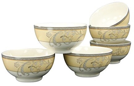 Creatable 17805 seria Opera) Medici, miseczki na musli, porcelana, wielobarwny, 27.5 x 22 x 14.5 cm, 6 jednostek 17805