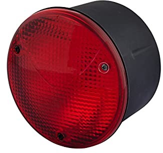 HELLA 2NE 964 169-021 Lampy przeciwmgłowe tylne - Halogen - 12/24V - okrągły - Oprawa/Zabudowa - Kolor szkła reflektora: czerwony - z lewej/z prawej 2NE 964 169-021