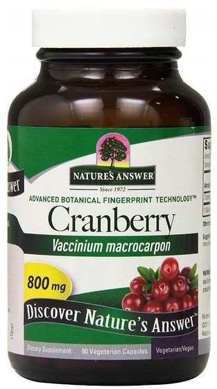Natures Answer Answer Cranberry żurawina suplement diety 90 kapsułek