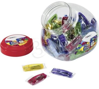 Emtec CANDY JAR C410 8GB (100szt.) (ECMMD8GC410JAR80)