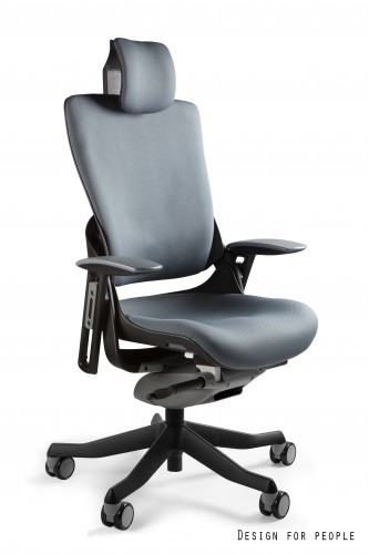 Unique Fotel Wau 2 czarny tkanina W-709B-BL418