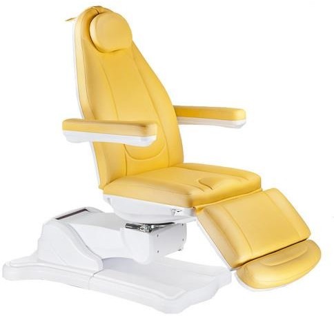Beauty System Elektryczny fotel kosmetyczny Mazaro BR-6672B Miod BR-6672B MIODOWY