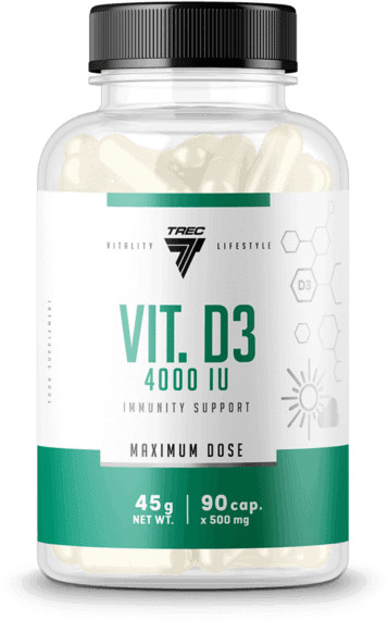 Trec Vit. D3 4000IU (Witamina D3) 90 Kapsułek