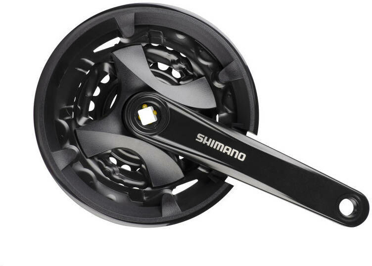 Shimano Mechanizm korbowy SHIMANO FC-MT101, ramię 175mm, 44x32x22 z osłoną, czarny, 9-rzędów 150115