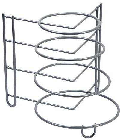 sauvic 03258 uchwyt na 4 patelnia, z powłoką z tworzywa sztucznego Szary, 27 x 26 x 24 cm 03258