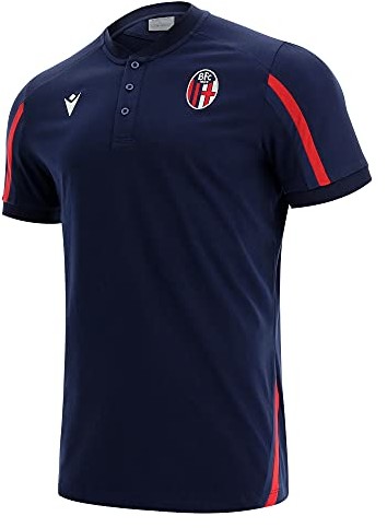 Macron Macron Unisex Merchandising Ufficiale koszulka polo, model Staff Bologna FC 2021/22, czerwony, S 58536263