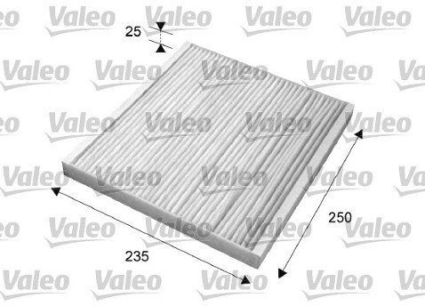 VALEO Filtr, wentylacja przestrzeni pasażerskiej 715636