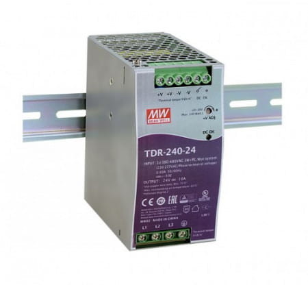 Mean Well Zasilacz 24V 10A 240W TDR-240-24 TDR-240-24