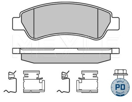 Wulf Gaertner Autoparts Zestaw klocków hamulcowych, hamulce tarczowe Wulf Gaertner Autoparts 025 244 6519/PD