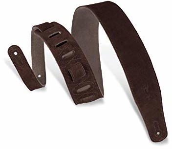 Levy's Levy's MS26-BRN 6,5 cm zamszowy skórzany pasek brązowy MS26-BRN