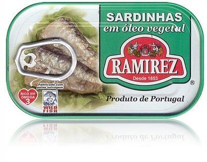 Ramirez Sardynki portugalskie w oleju roślinnym Ramirez 125g.