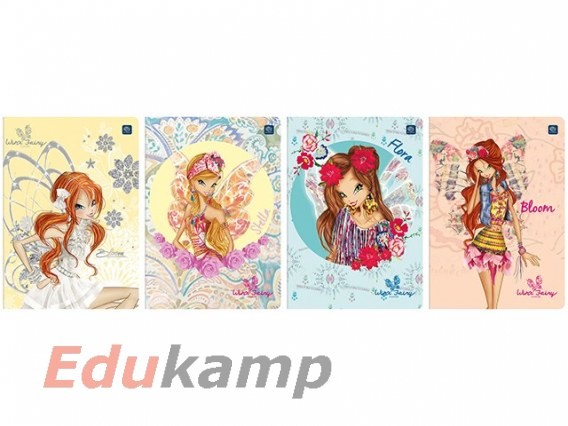 Inter-druk Zeszyt A5 16k. UV Winx kolorowa linia AA608INT