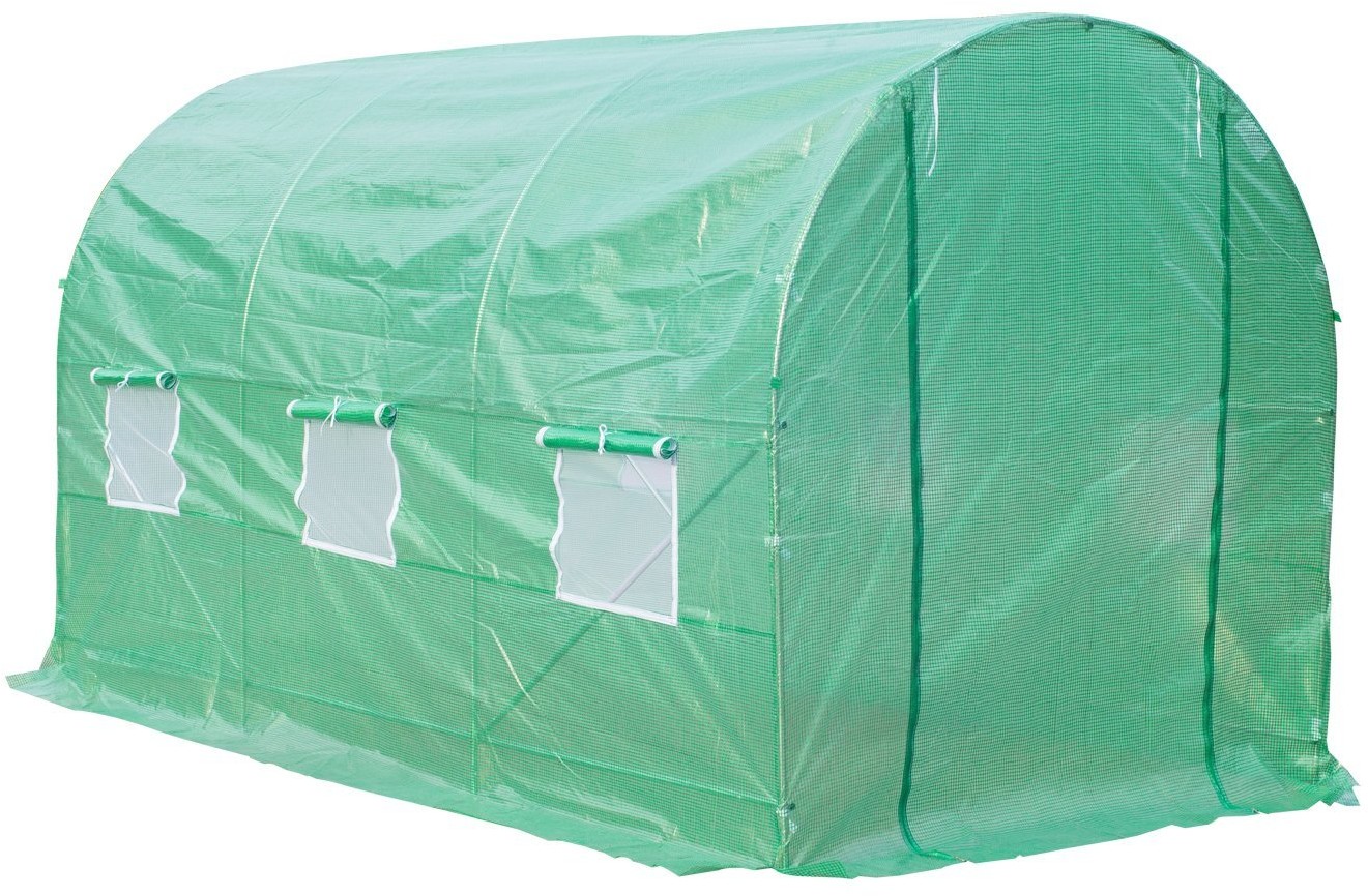 Outsunny TUNEL SZKLARNIA FOLIOWA 3,5x2x2 M zielony