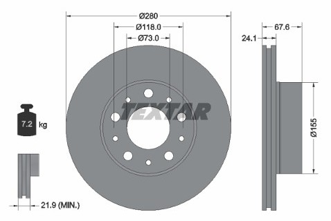 TEXTAR (TMD Friction Services GmbH) (TMD Friction Services GmbH) 92275103 92275103